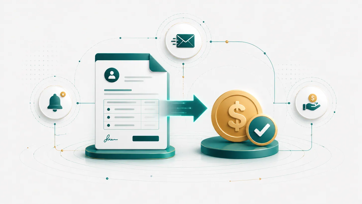 Estimate Follow-Up + Deposit Collection Kit illustrated overview