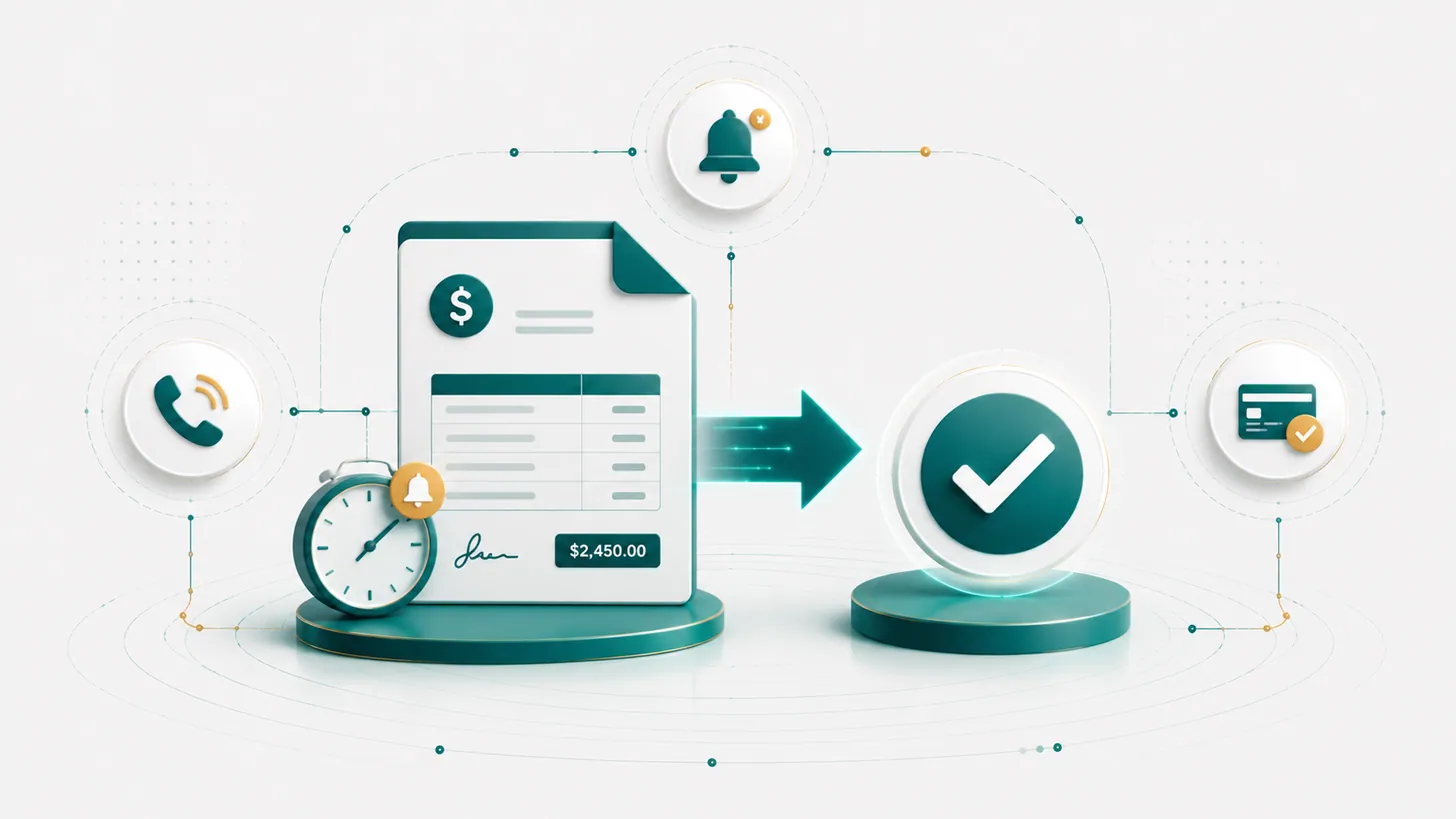 Late Invoice Collection Without Burning Relationships illustrated overview