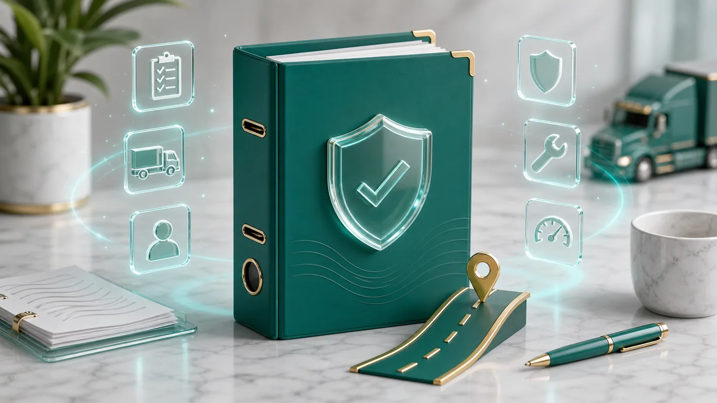 FMCSA New Entrant Safety Audit Response Kit illustrated overview