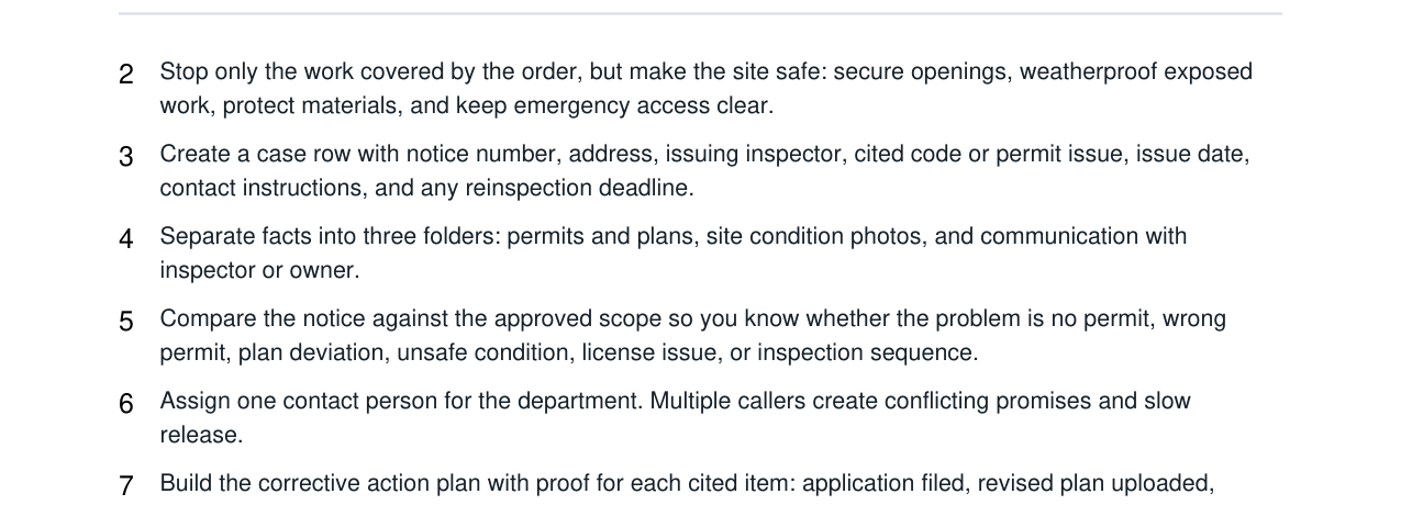 Building Permit Stop-Work Order Response Kit real file preview