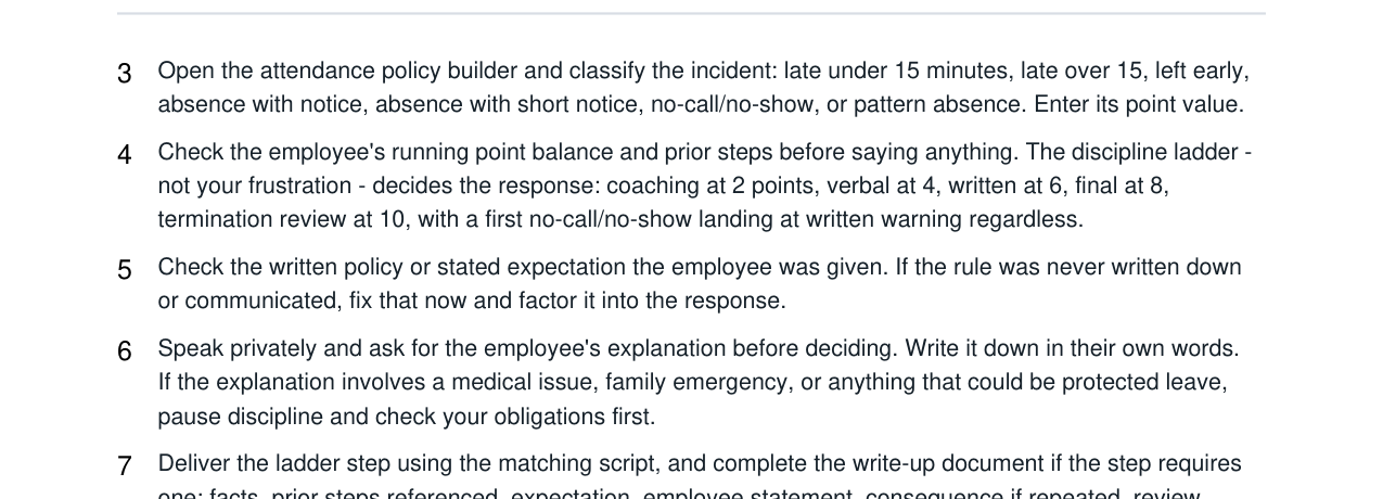 Employee Attendance Write-Up + No-Call/No-Show Kit real file preview