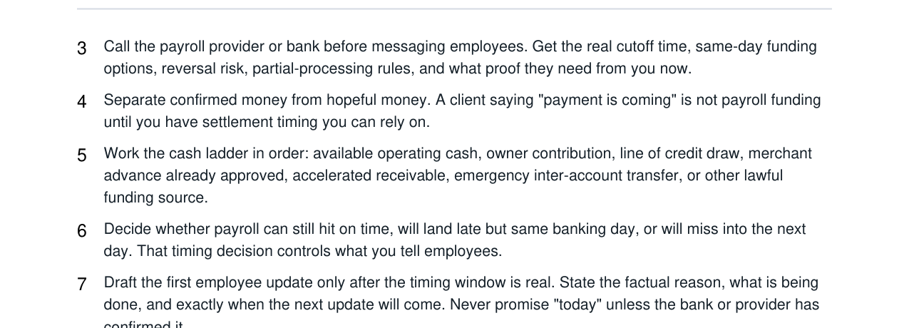 Missed Payroll Cash Crunch Communication Kit real file preview